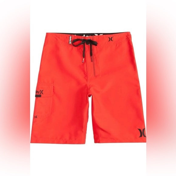 Hurley red and black board shorts - Picture 1 of 3